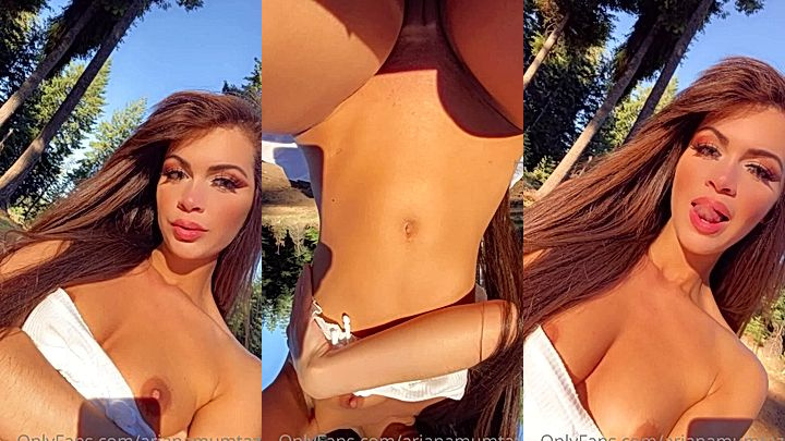Ariana Mumtaz laked small boobs video