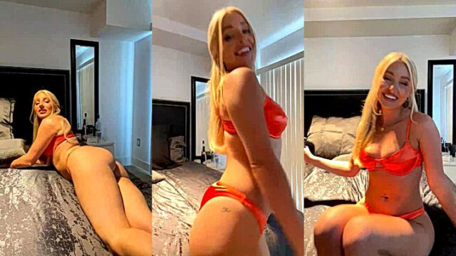 Sexy Charlotte Parkes Teasing in bikini dress onlyfans leak