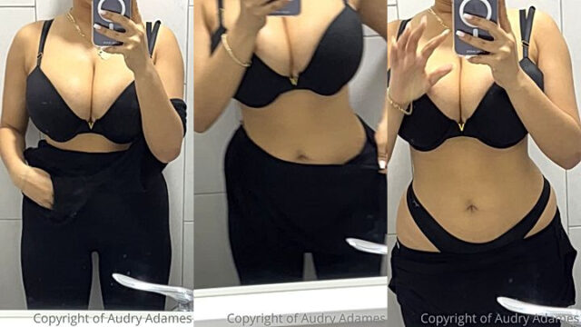 AudryAdames removing her clothes leaked vdieo