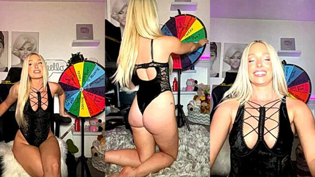 Tall Beautiful Charlotte Parkes teasing big booty leaked video