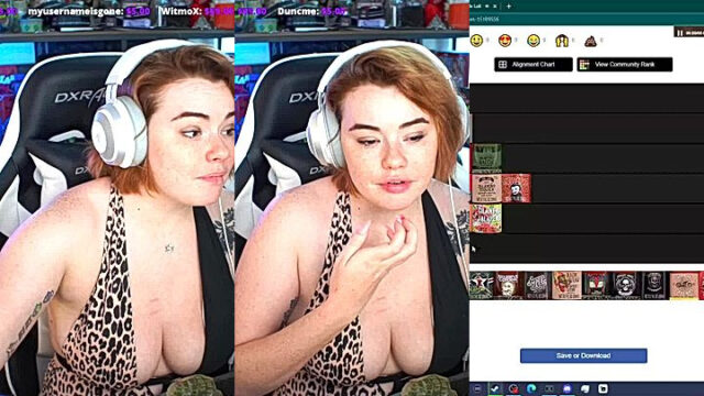 Sabrina Lynn shwoing her big boob while playing the game leaked video