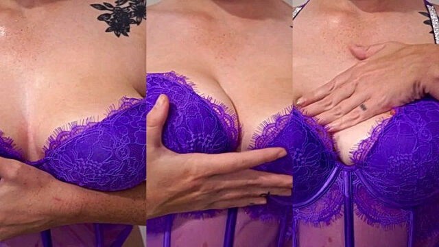 Sabrina Lynn teasing wet boobs leaked onlyfans video