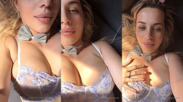 giorgiababy teasing sexy boobs leaked onlyfans video