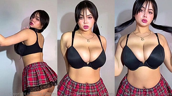 AudryAdames Teasing her Big Boobs Leaked onlyfans video