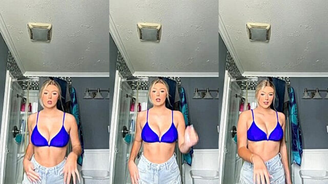 Hailey Sigmond dancing big tits leaked video