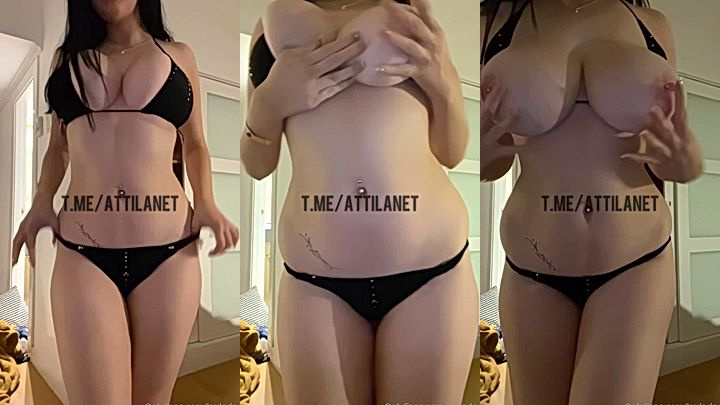 Layla Dream showing her big tits teasing video leaked