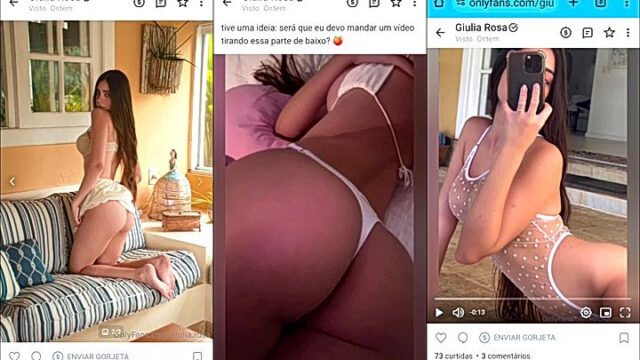 Giulia Rosa showing her big ass leaked video