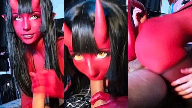 Asian Skye Summers Halloween dress sextape leaked
