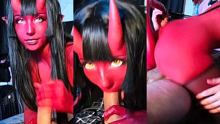 Asian Skye Summers Halloween dress sextape leaked