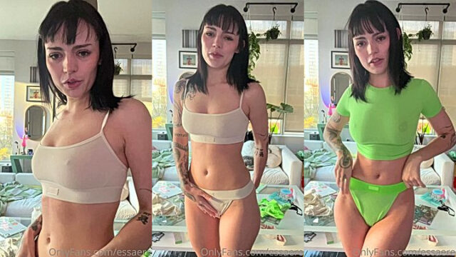 essaere changing her dress online leaked video
