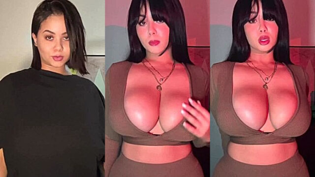 Cute girl AudryAdames showing her Big boobs leaked video