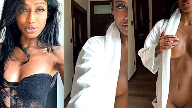 Mexico black girl shwoing her small tits leaked full video