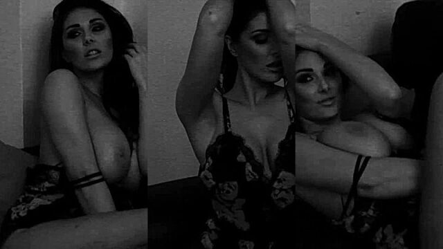 Lucy Pinder shwoing her big tits photoshoot leaks