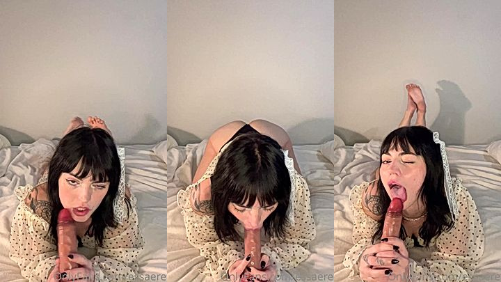 essaere dildo blowjob leaked video