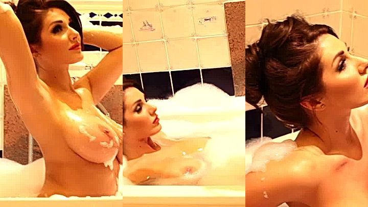 Big Boobs Lucy Pinder nude bathroom onlyfans leaked video