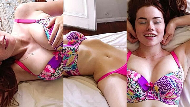 Sexy Sabrina Lynn teasing big tits leaked onlyfans video