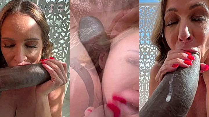 Christy Canyon blowjob bathroom leaked clip