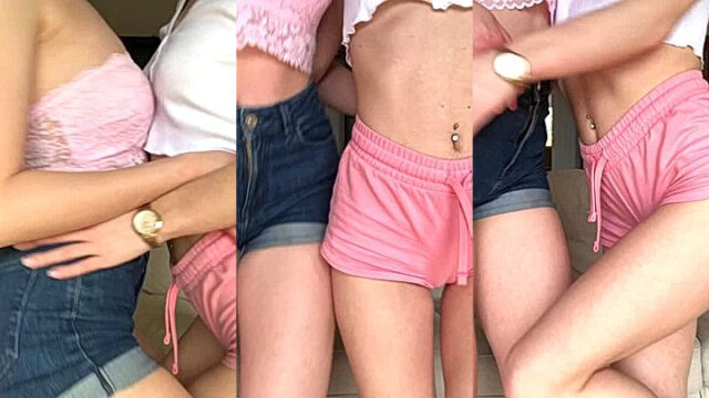 Freya Mayer her Lesbian freind shwoing big ass leaked video