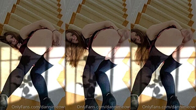 Danni Meow hot anal fun with sextoy video clip got leaked for fans
