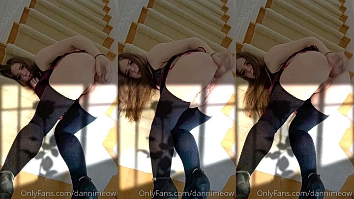 Danni Meow hot anal fun with sextoy video clip got leaked for fans