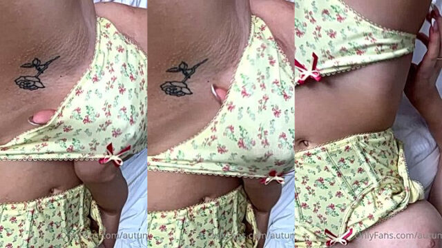 Autumren hot bedroom nude video clip got leaked for fans