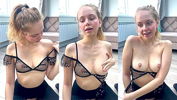 Baby Riley hot boobs leaked undressing clip