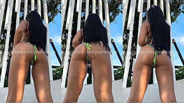 sexy slut teasing with her ass Praewasian leaks