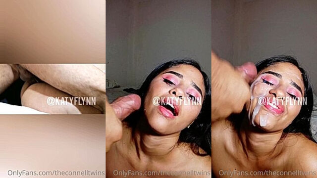 Sexy slut enjoying hot fuck and cum on her face Connell Twins leaks