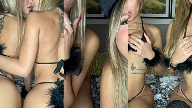 Two hot girls teasing with hot body Connell Twins leaks
