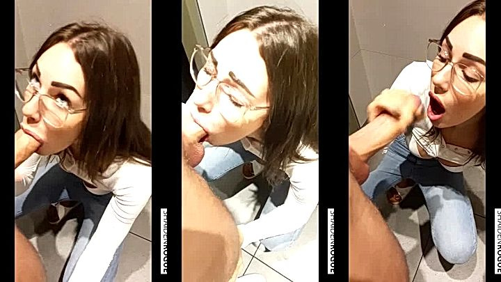 Hot german girl enjoying blowjob fun in bathroom Shaiden Rogue leaks
