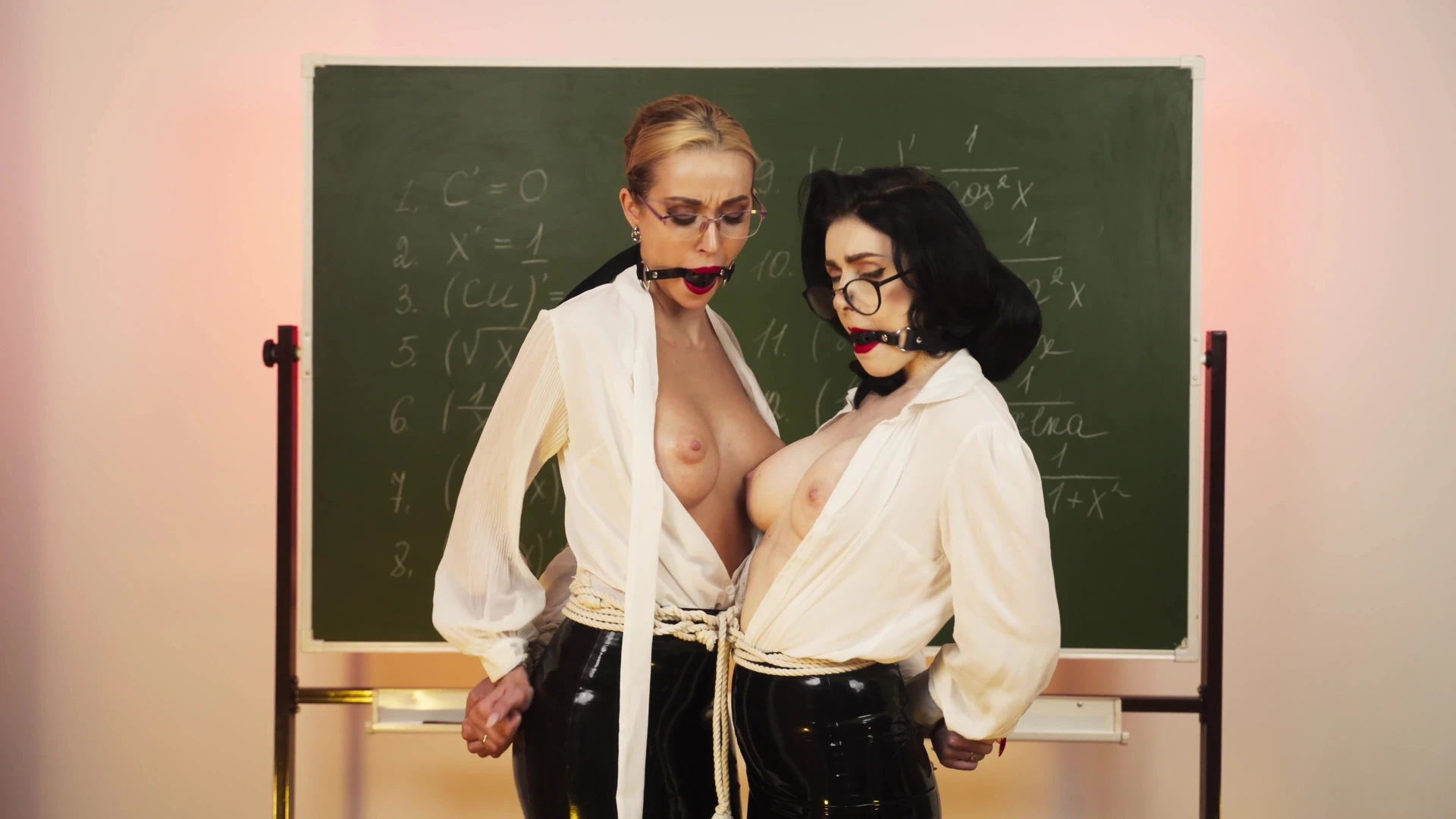 leaked vido of sexy hot chick Lera Himera and her bitch rubbing titties