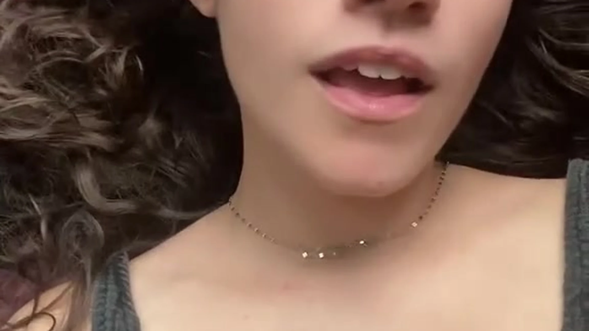 naughty babe QuinnFinite titty tease on cam onlyfans leak