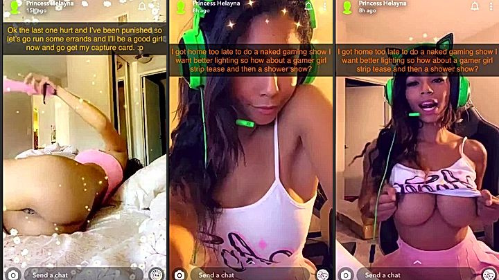 nasty babe Helayna Marie showing clip of her naked