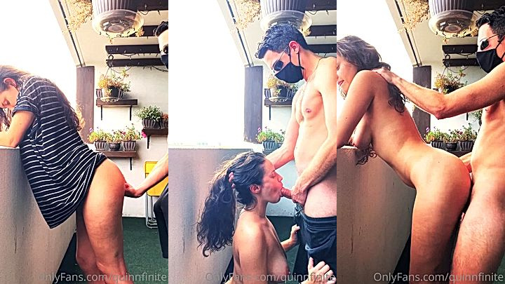 QuinnFinite gets fucked in missionary position
