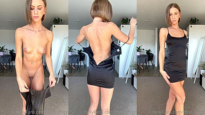 naked stepsis Miss_Dxxx wears her cool dress