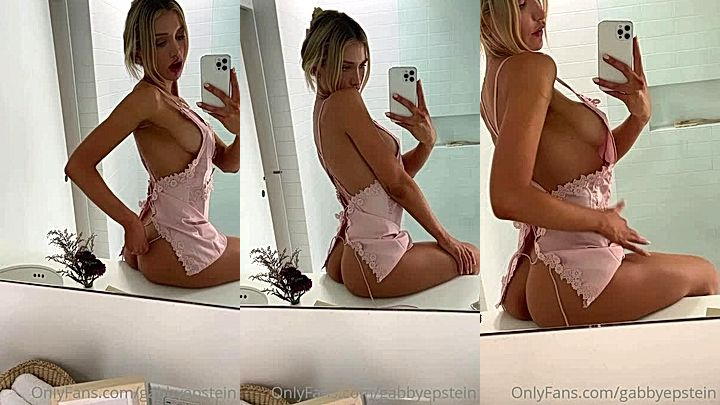hot chick Gabby Epstein loves to touch herself to please herself leaked onlyfans video