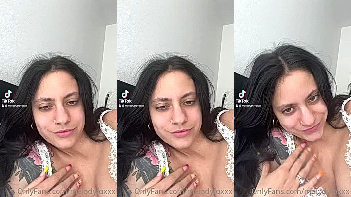 Melody foxx is having so much fun pleasing her fans