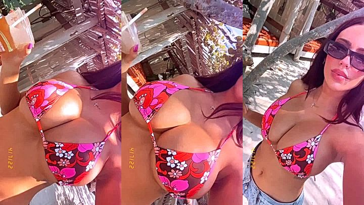 Paige Woolen flaunts her huge massive tits
