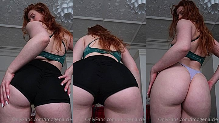 naughty onlyfans model Imogen Lucie loves her big booty