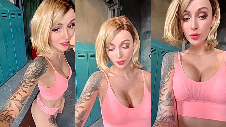 hot sexy model Lera Himera shows her sexy body in this video