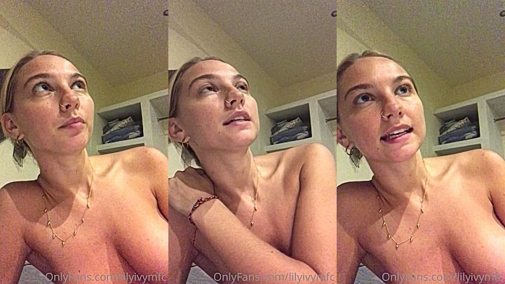 american hoe Lily Ivy leaves her big boobs unattended to