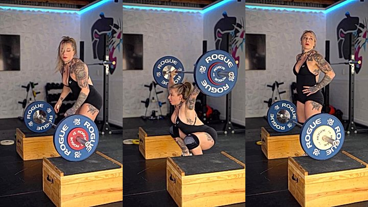 onlyfans model Kristin Pope exercise all day in the gym
