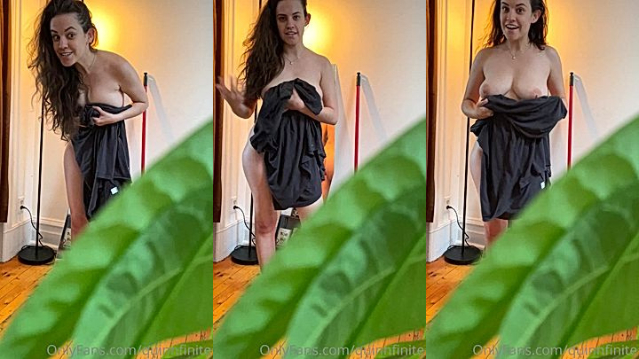 onlyfans leak video of QuinnFinite fondles her huge tits