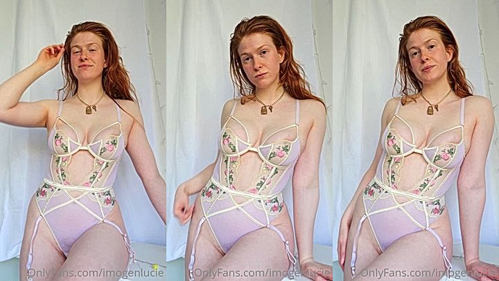 onlyfans model Imogen Lucie looks hot in lingerie big tits