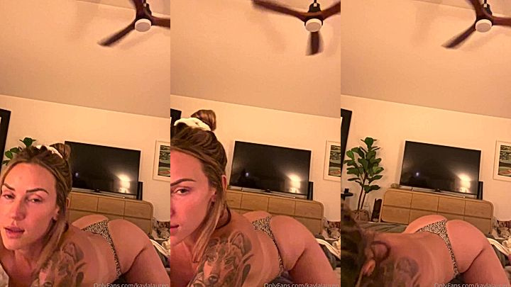 naughty onlyfans babe Kayla Lauren shakes her big ass