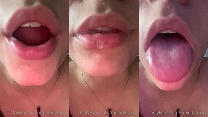 hot amazing chick is having so much funn teasing her subscribers with her amazing lips annd mouth