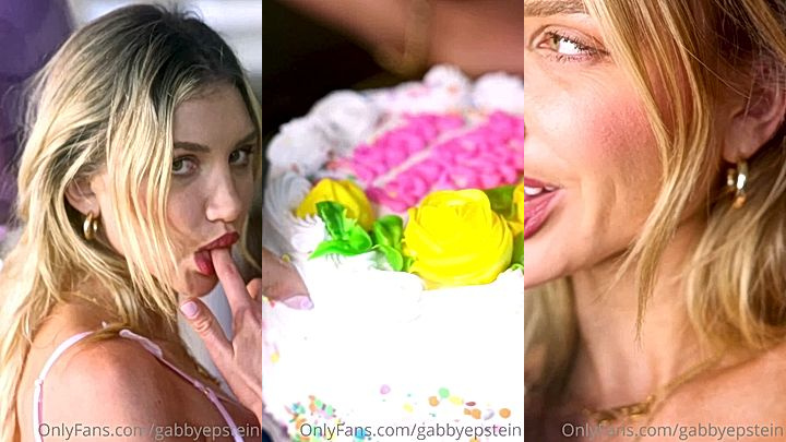 onlyfans model Gabby Epstein is celebrating her birthday