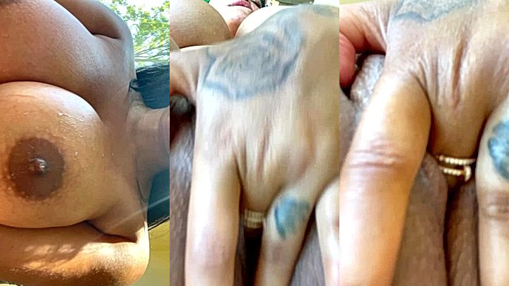 sexy naughty babe Emily Cheree fingers her wet ass pussy
