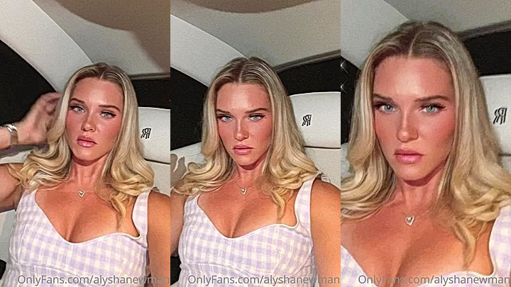 sexy model Alysha Newman looking pretty in this video