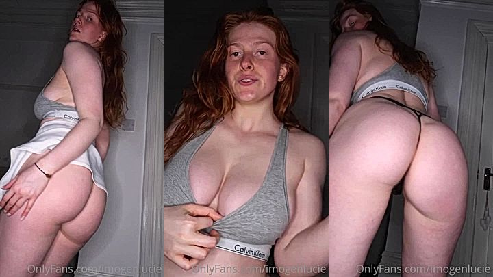 Imogen Lucie onlyfans bitch shakes her big bouncing booty on the floor